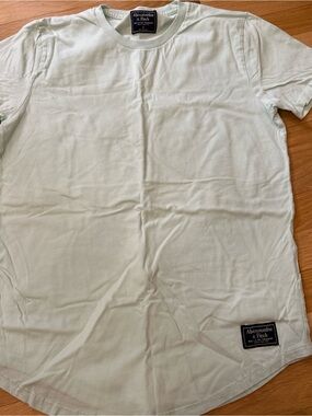 Abercrombie & Fitch Men’s Crewneck T-Shirt in Mint Green